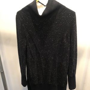 Black and cream cashmere sweater